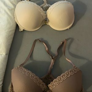 Brand new bras! Chocolate and beige color.